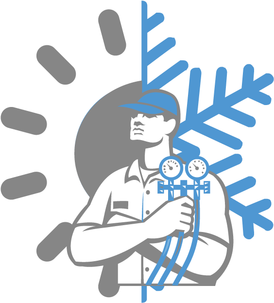 A man is holding a gauge in front of a snowflake.