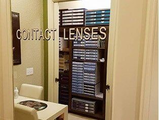 Inventory room for contact lenses — Eye Care in Lake Jackson, TX