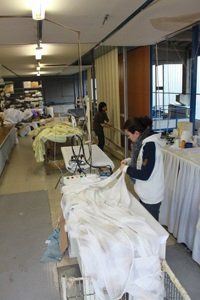 stiraggio di tende da interni