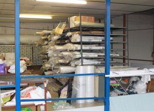 laboratorio per la riparazione di tende