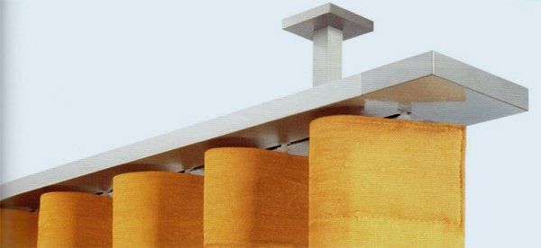 binario in acciaio per tenda