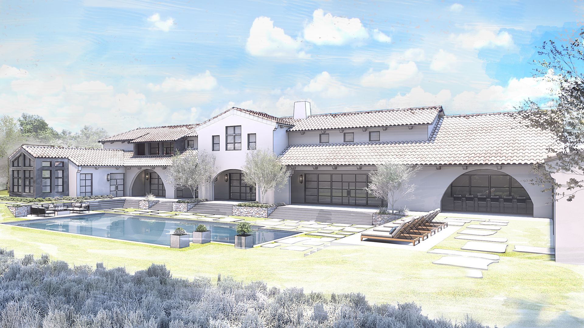 Spanish style home in SJC designed by Studio 6 Architects Spanish style home in SJC designed by Studio 6 Architects