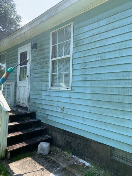 House Blue Siding — Johns Island, SC — SoftWash Doctors