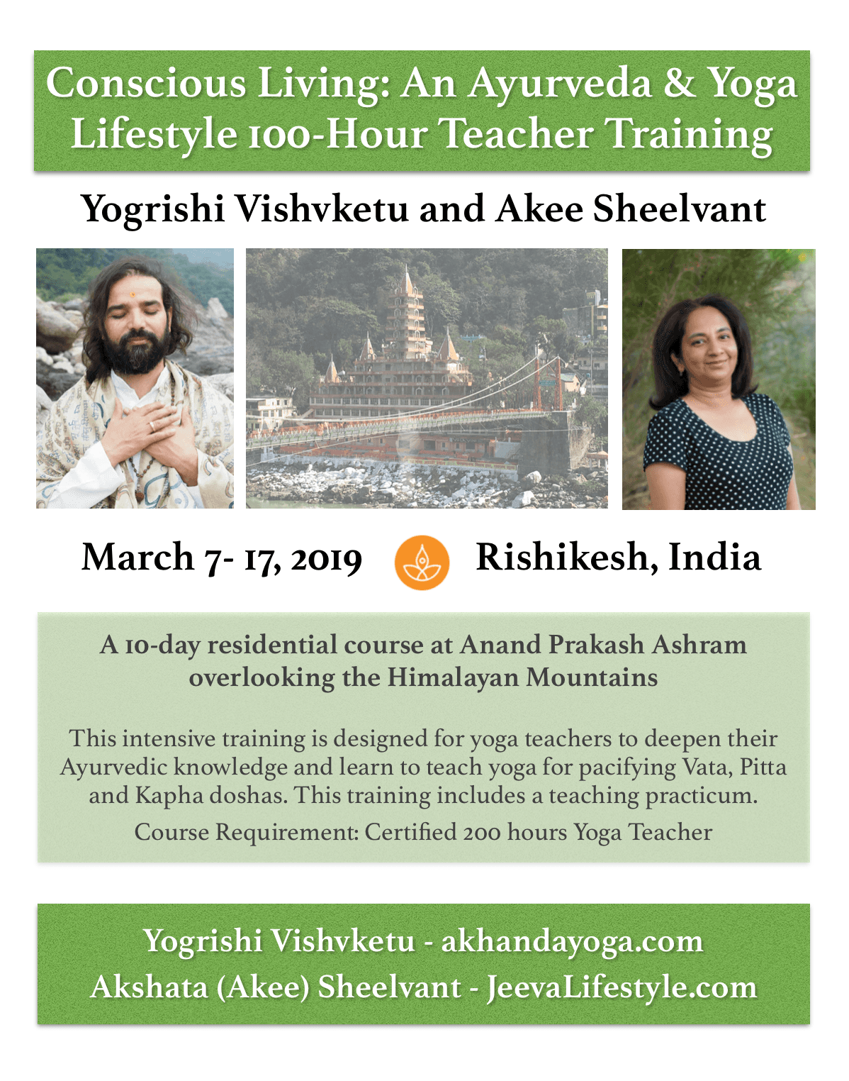 Ayurveda workshop Rishikesh India