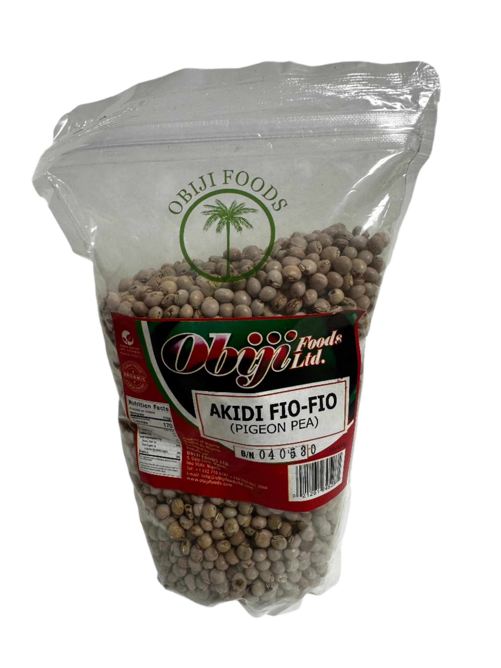 A bag of chickpeas is sitting on a white surface.
