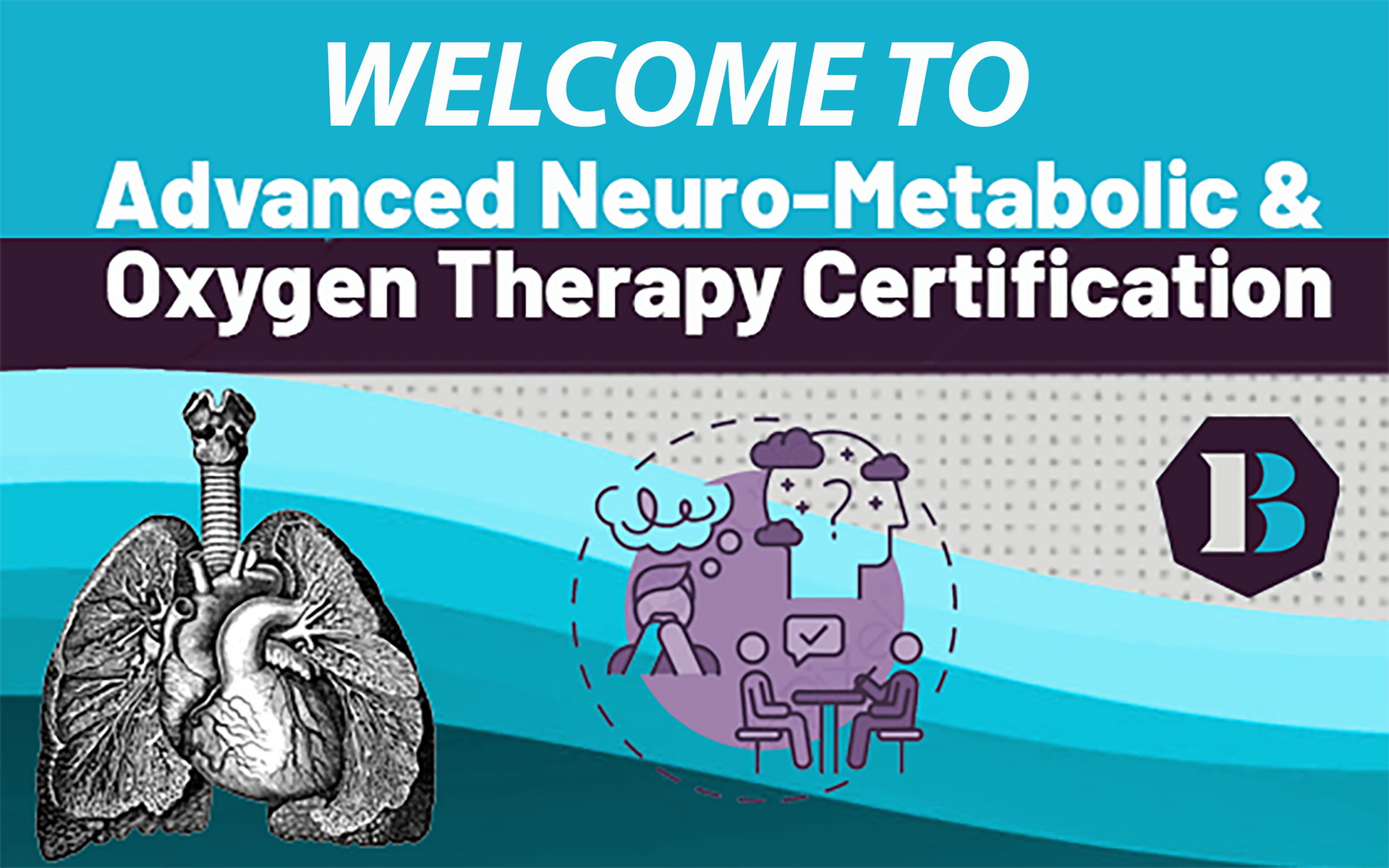 A poster for advanced neuro-metabolic & oxygen therapy certification