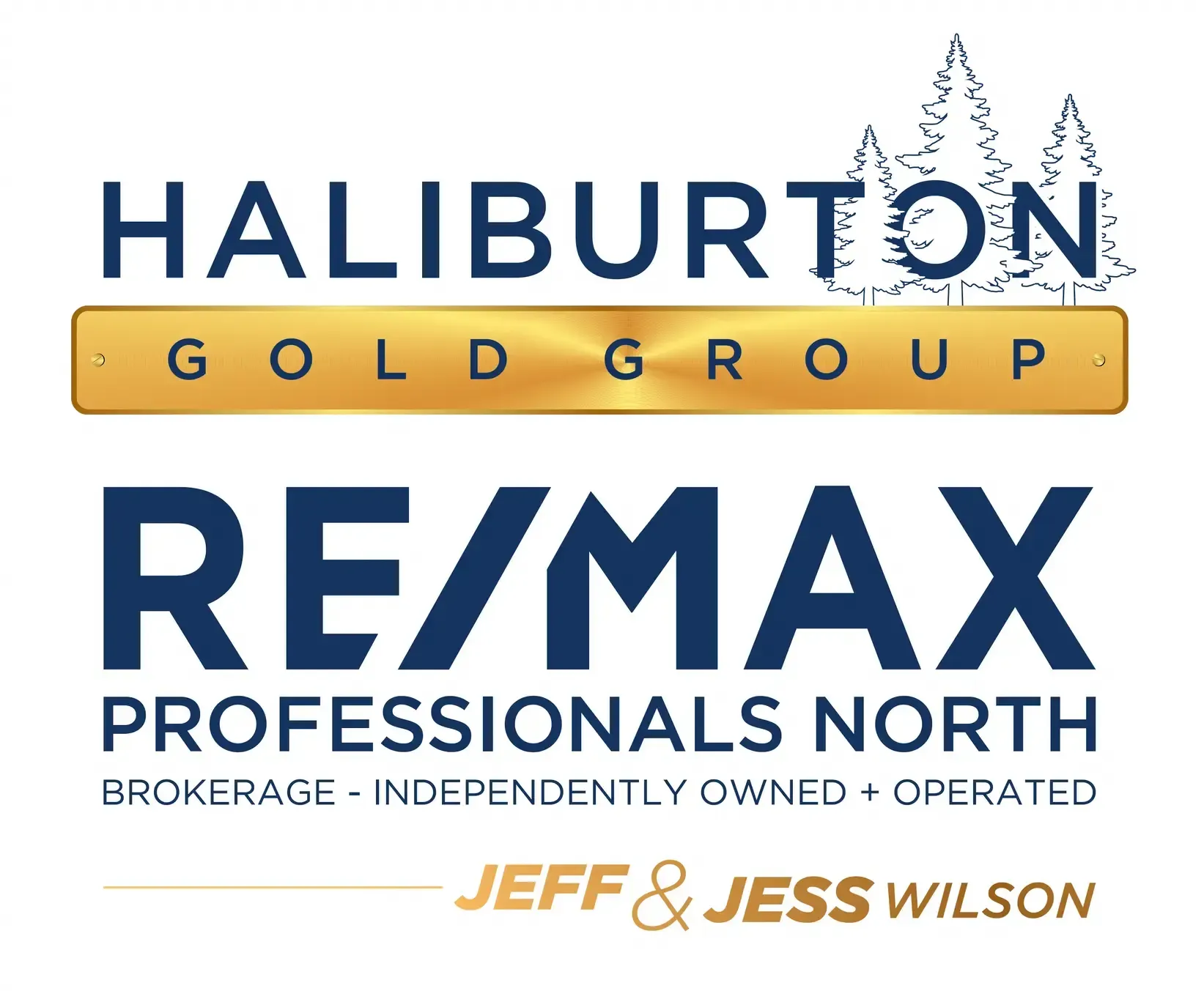 The logo for haliburton gold group re / max professionals north