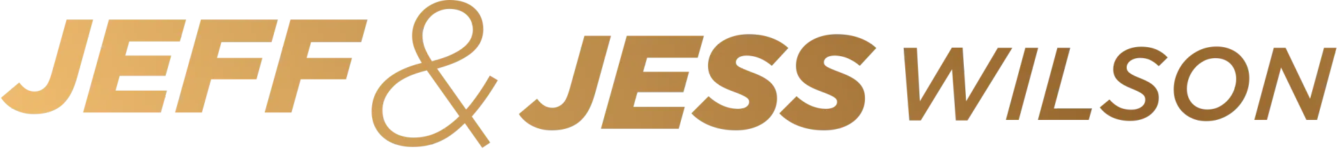 The logo for jeff and jess wilson is blurred