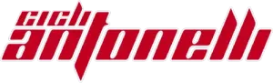 Un logo rosso e bianco per un'azienda chiamata antonelli
