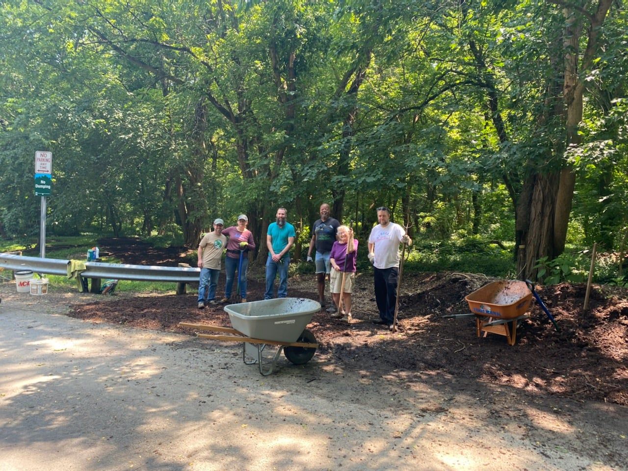 neris giving back trail work