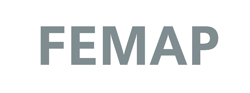 A logo for femap is shown on a white background.