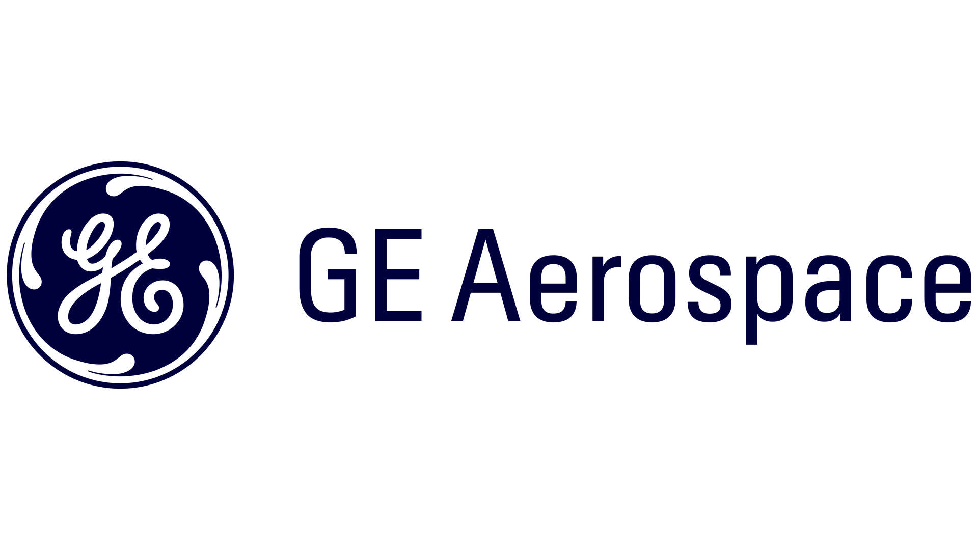 The logo for ge aerospace is a blue and white logo on a white background.
