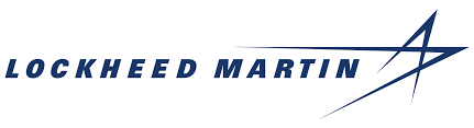 A logo for lockheed martin with a star in the middle
