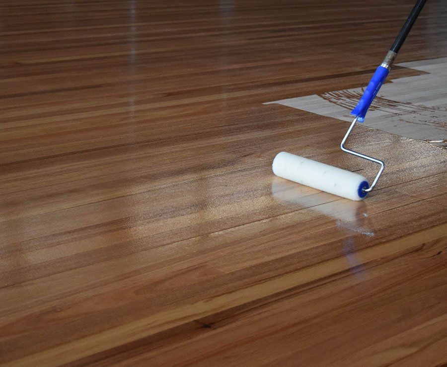 Timber Floor Polyurethane Coating application