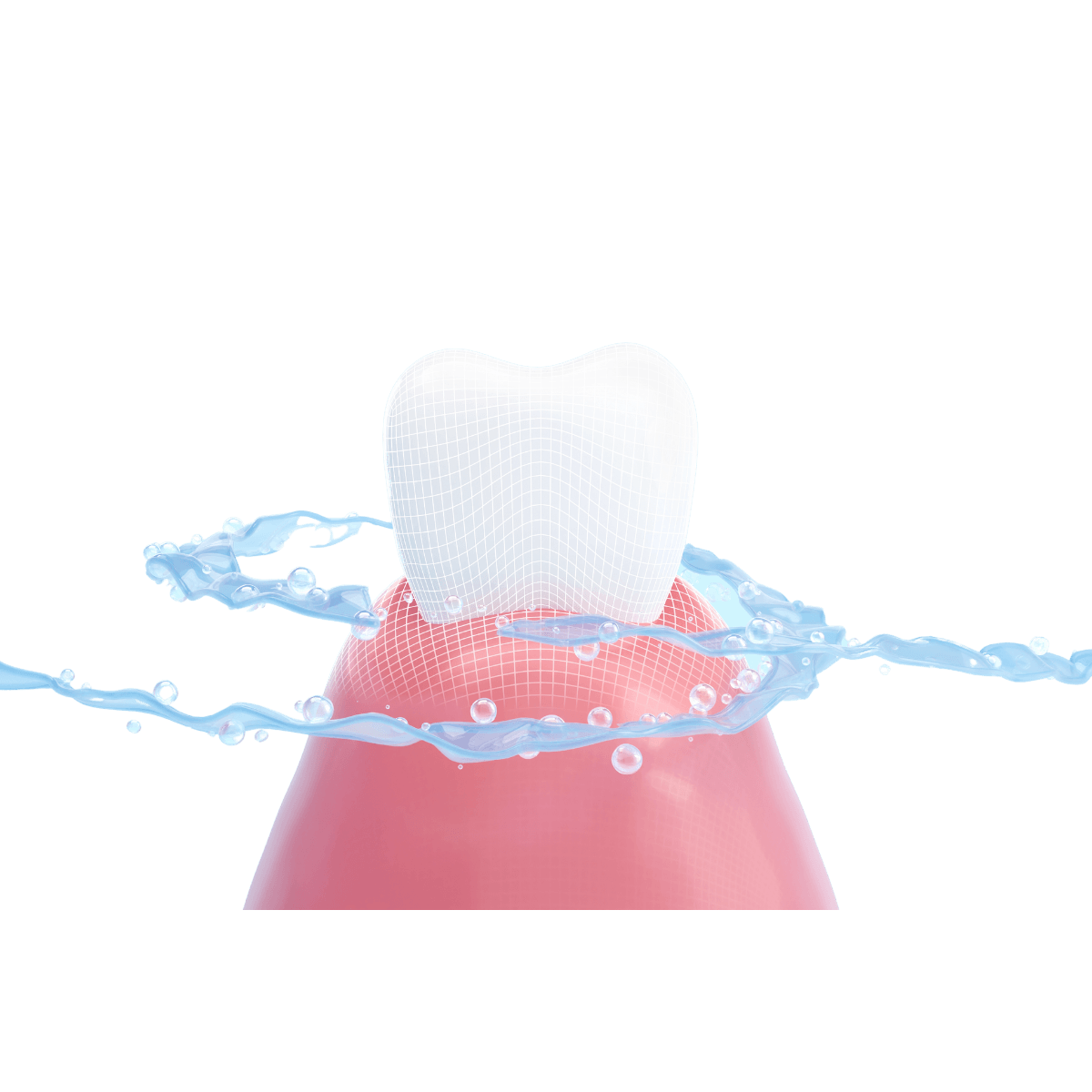 Tooth being whitened image