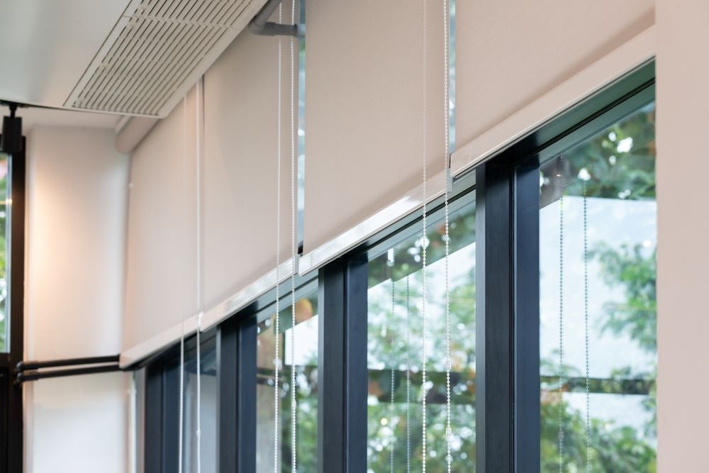 A Room With a Lot of Windows and Blinds on Them — Aussie Carpets & Vinyl In Sunshine Coast, QLD