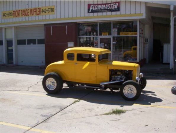 Yellow Vintage Car — Muffler Replacements in Colorado Springs, CO