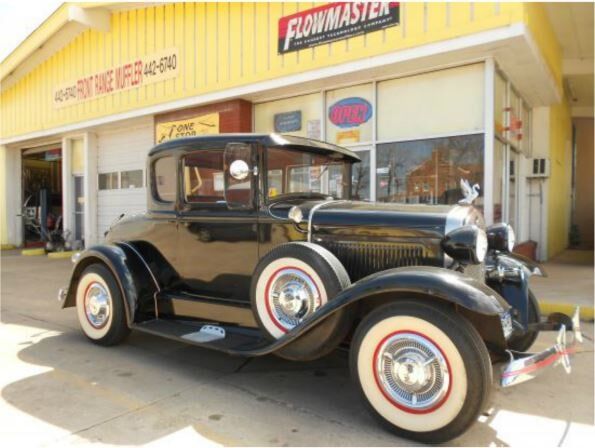 Black Vintage Car — Muffler Replacements in Colorado Springs, CO