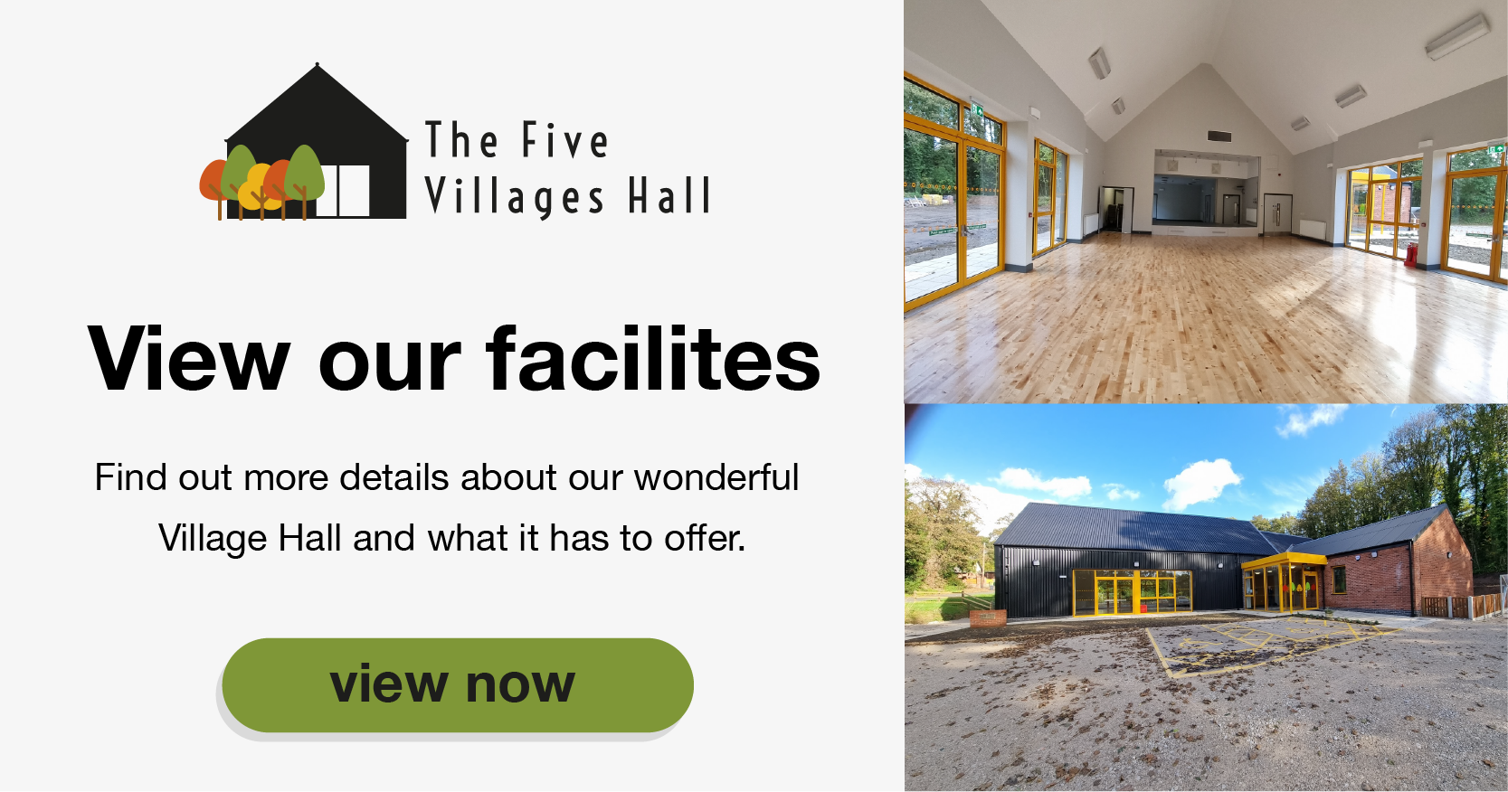 Room Hire at The Five Villages Hall