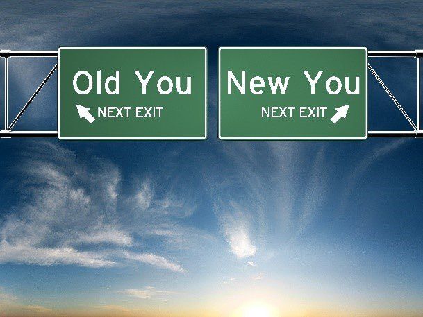 Signs pointing to Old You and New You