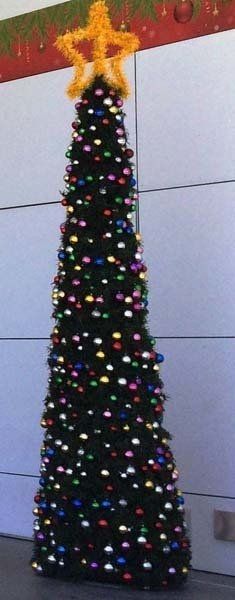 tall skinny Christmas tree