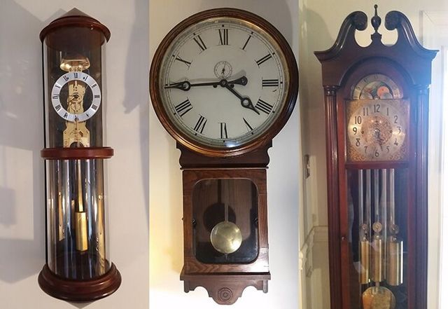 ridgeway wall clock identification of winding