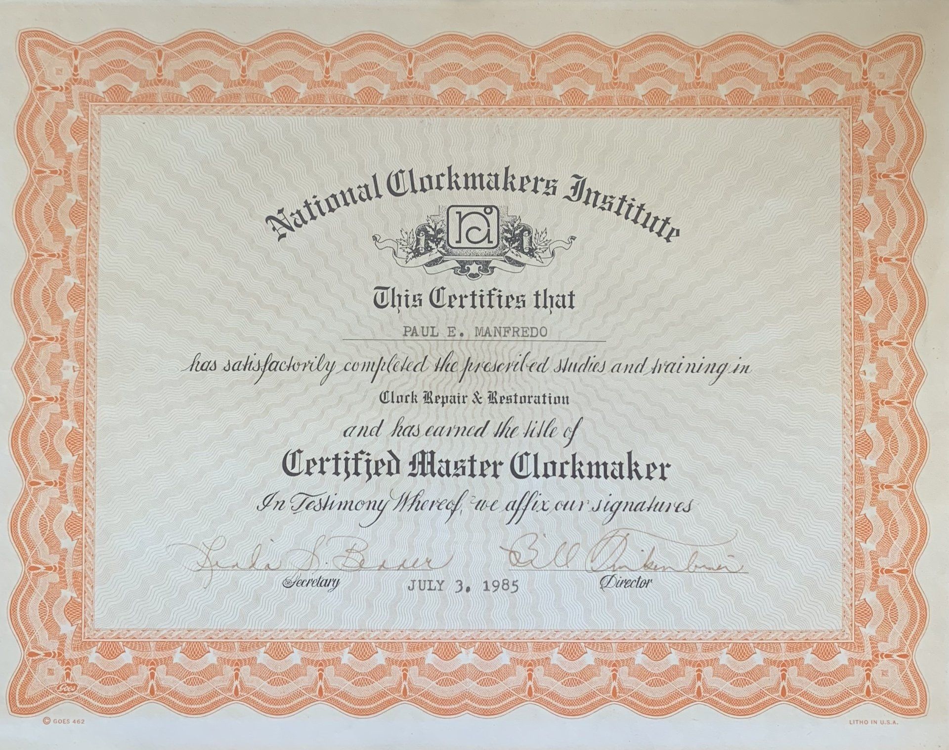 Clock Repair — Certified Master Clockmaker in Pittsburgh PA