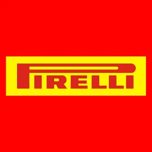 Pirelli logo: Yellow wordmark 
