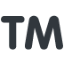 Black TM logo on a white background