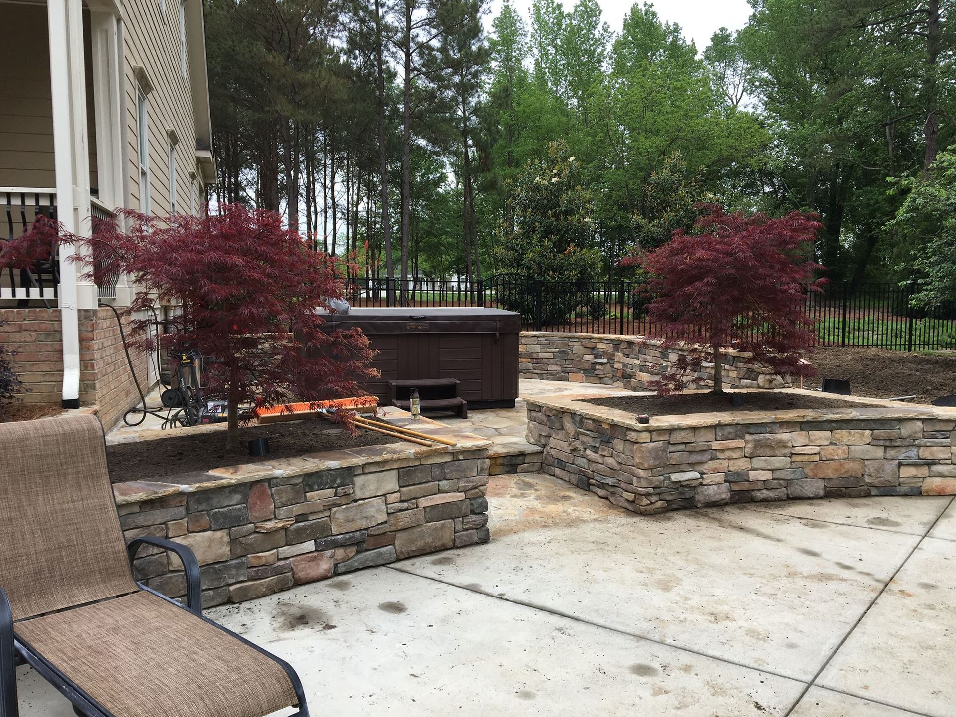 outdoor living space