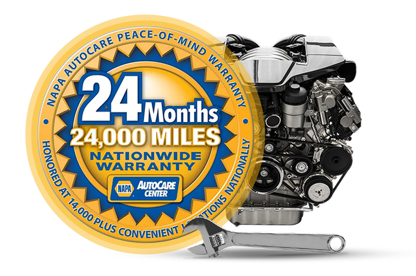 NAPA 24 Months/24K Miles Warranty | Martin’s Auto Care