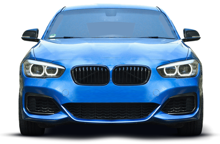 Blue BMW Front View | Martin’s Auto Care