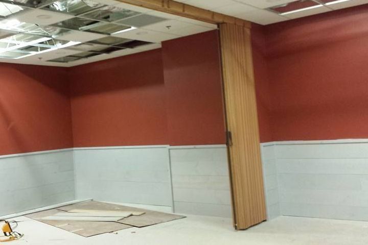 commercial hung ceiling and drywall