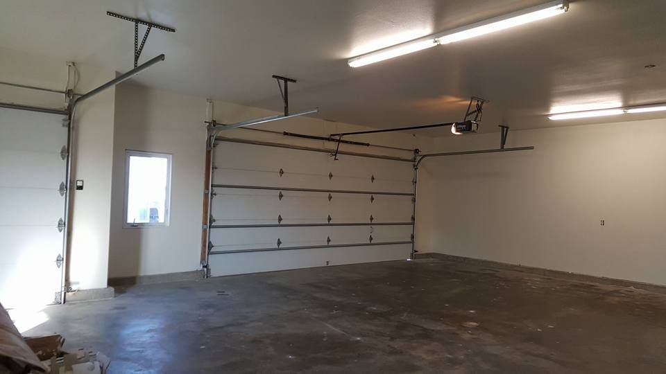 New Garage drywall installation