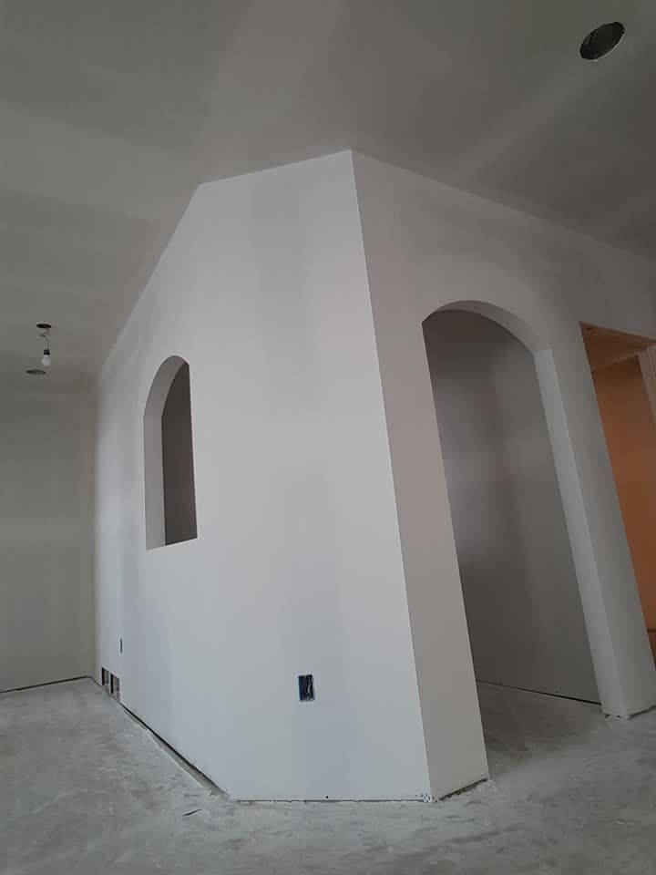Drywalled arches
