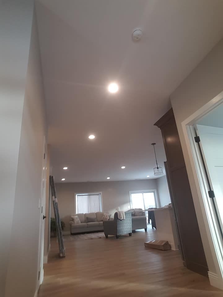 new home construction drywall and paint