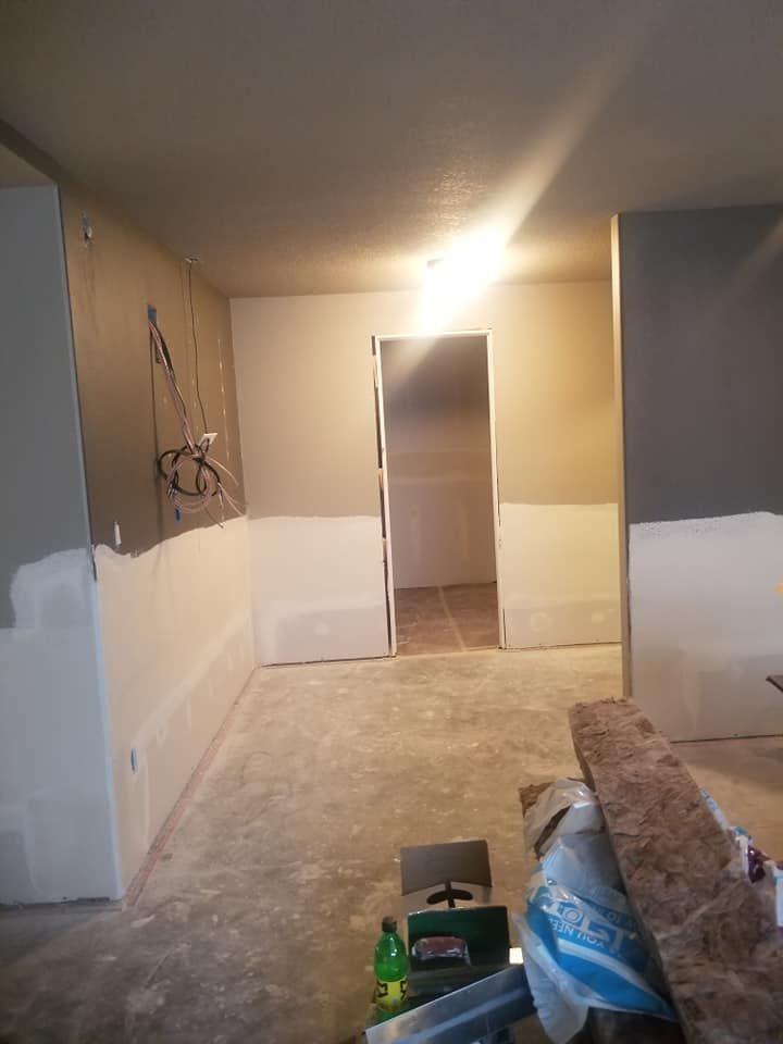 drywall repair project