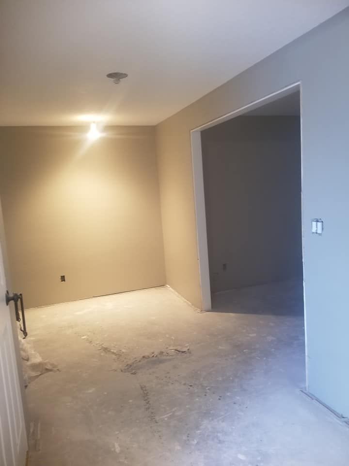 new closet drywall installation