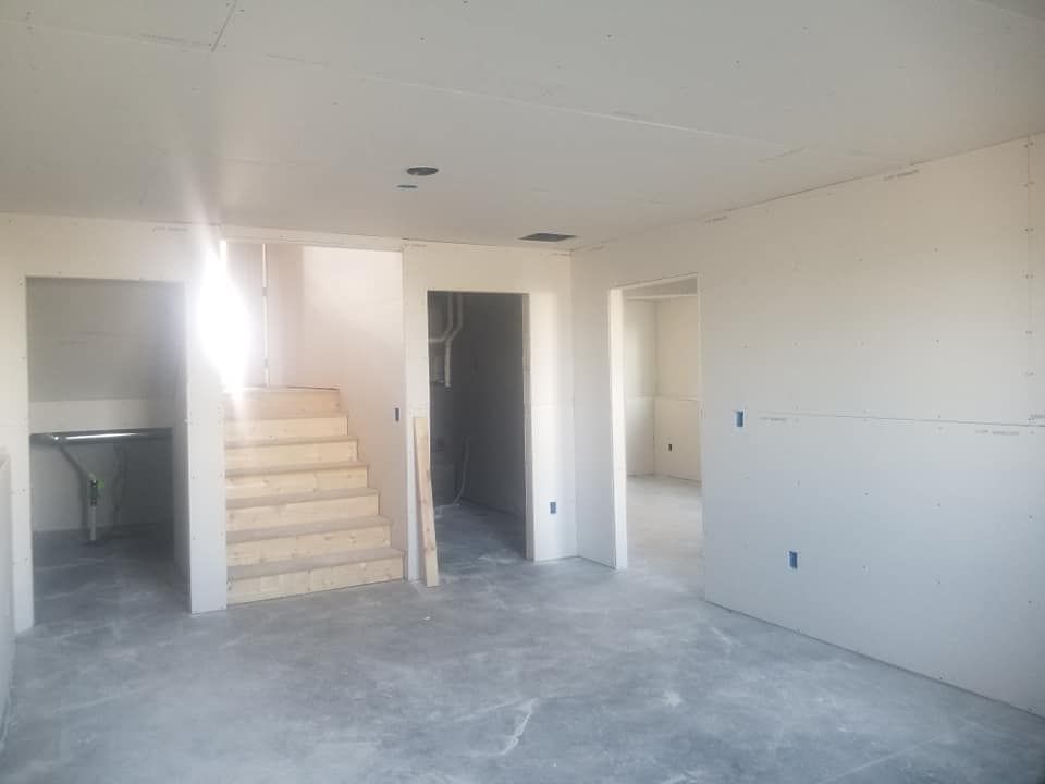 basement drywall installation and finishing for a residential home