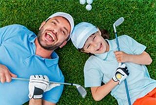 Happy golfers — Golf Driving & Practice Ranges in Exton, PA