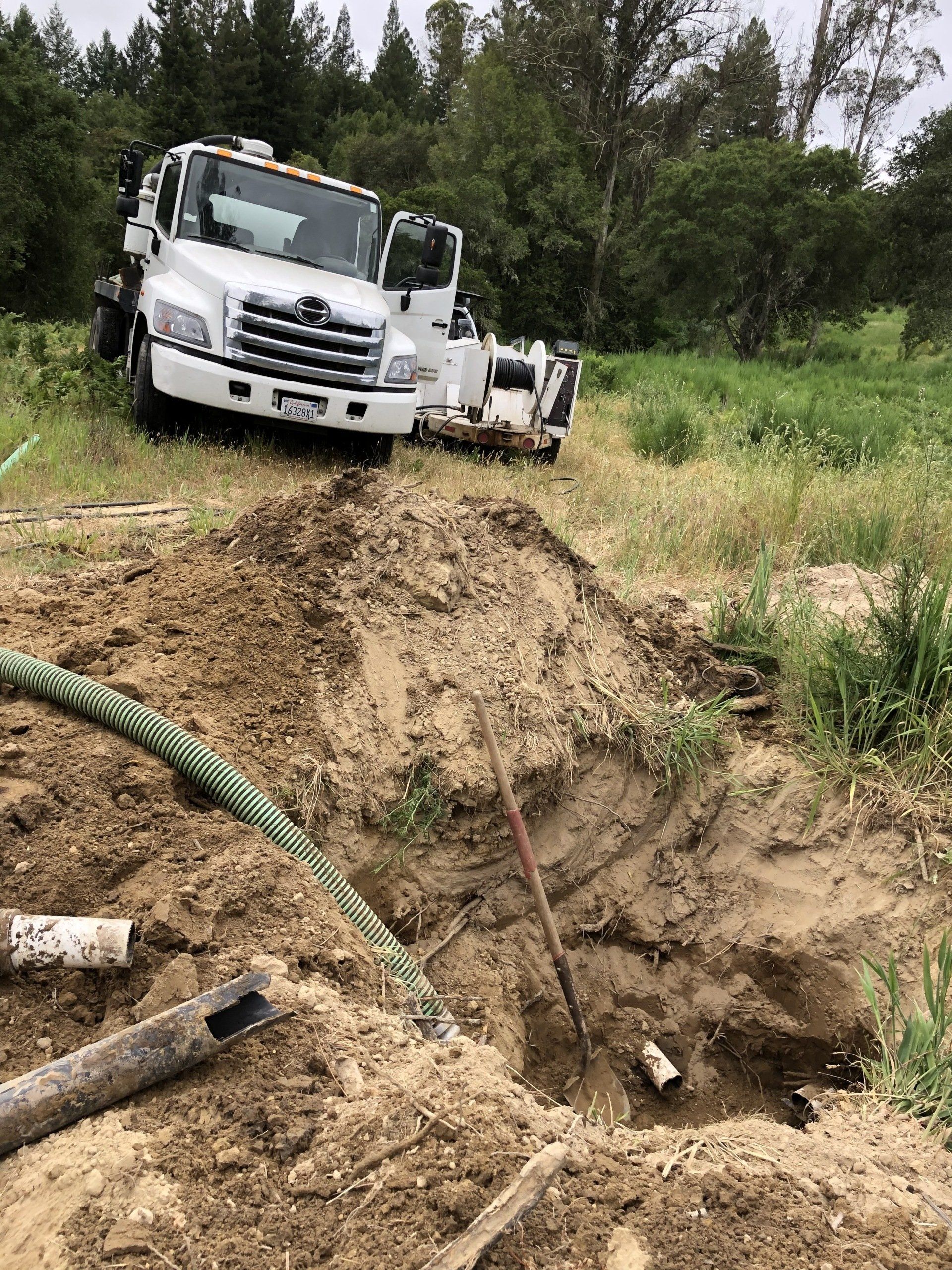 Green Truck Septic Pumping — Santa Rosa, CA — Quality Septic Service