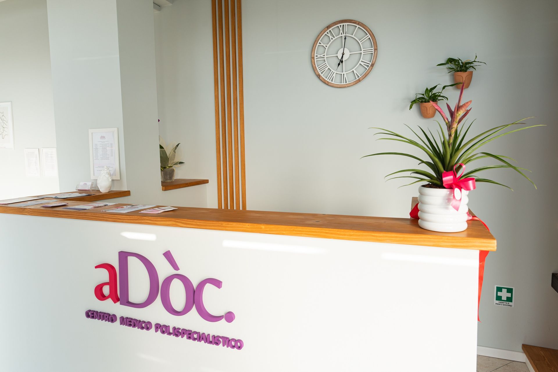 Spazi interni del centro medico aDoc