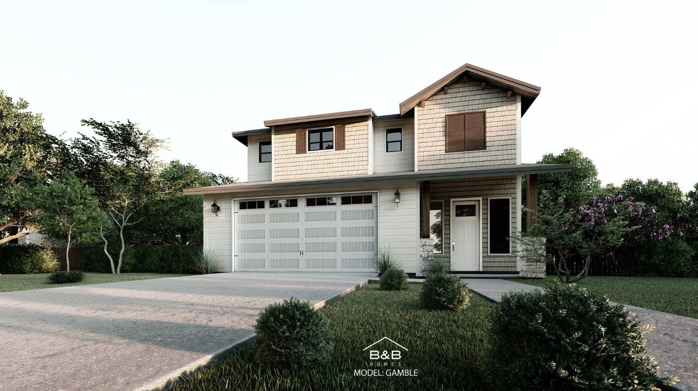 gamble style home built in Antlers Crossing, Laredo TX. Built by BB Homes