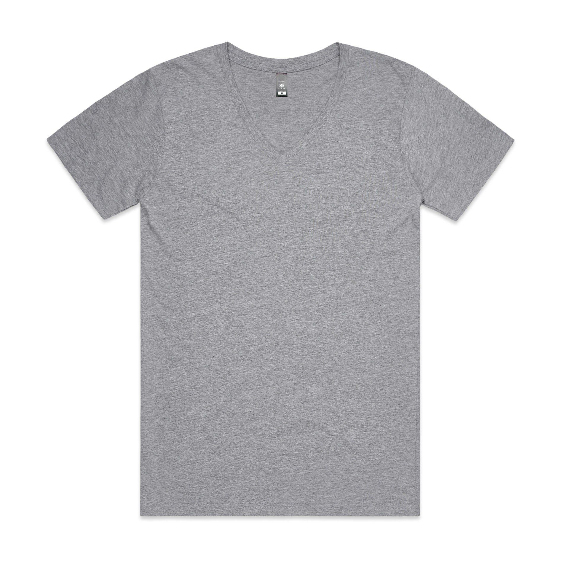 AS Colour v neck grey marle tee