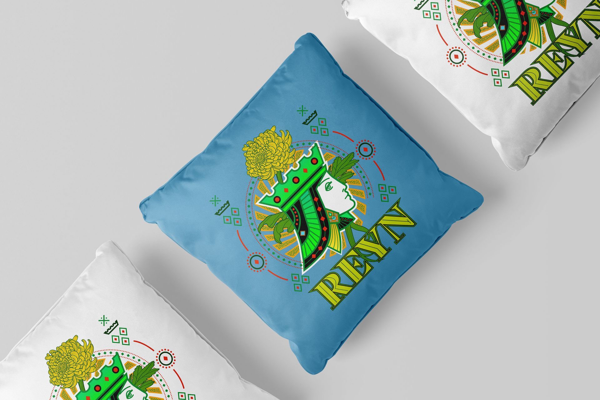 Roland DG BY-20 DTF print on cushions