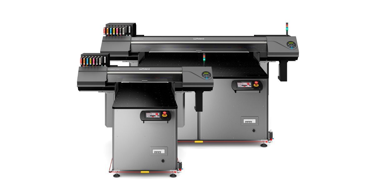 Roland VersaOBJECT CO-i Series of UV-LED flatbed inkjet printers