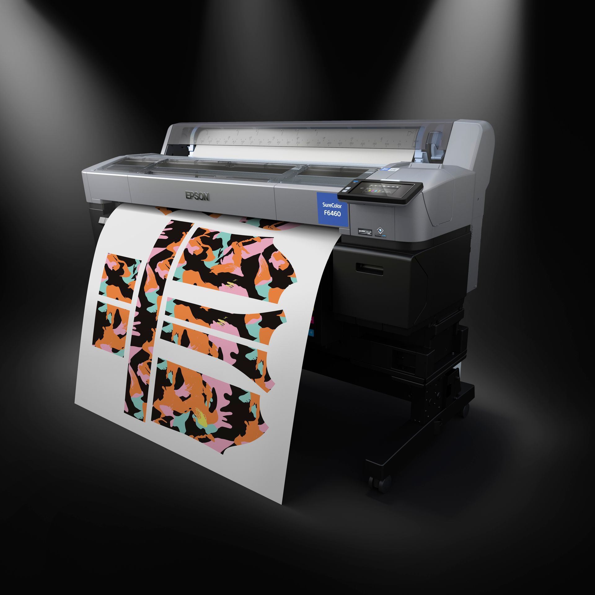 Epson SC-F6460 Dye Sub Printer with print example