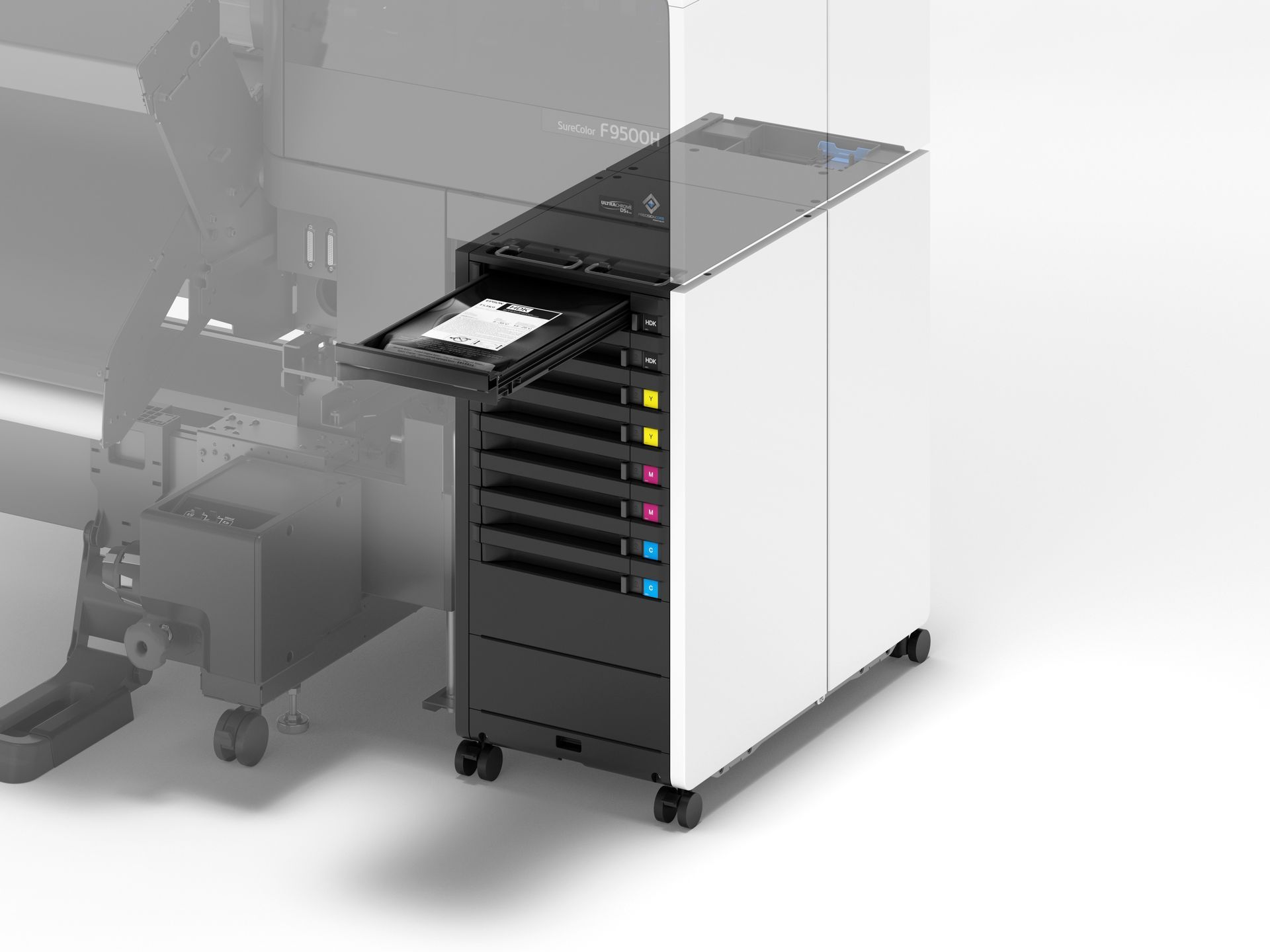 Ink supply system for the SC-F9560