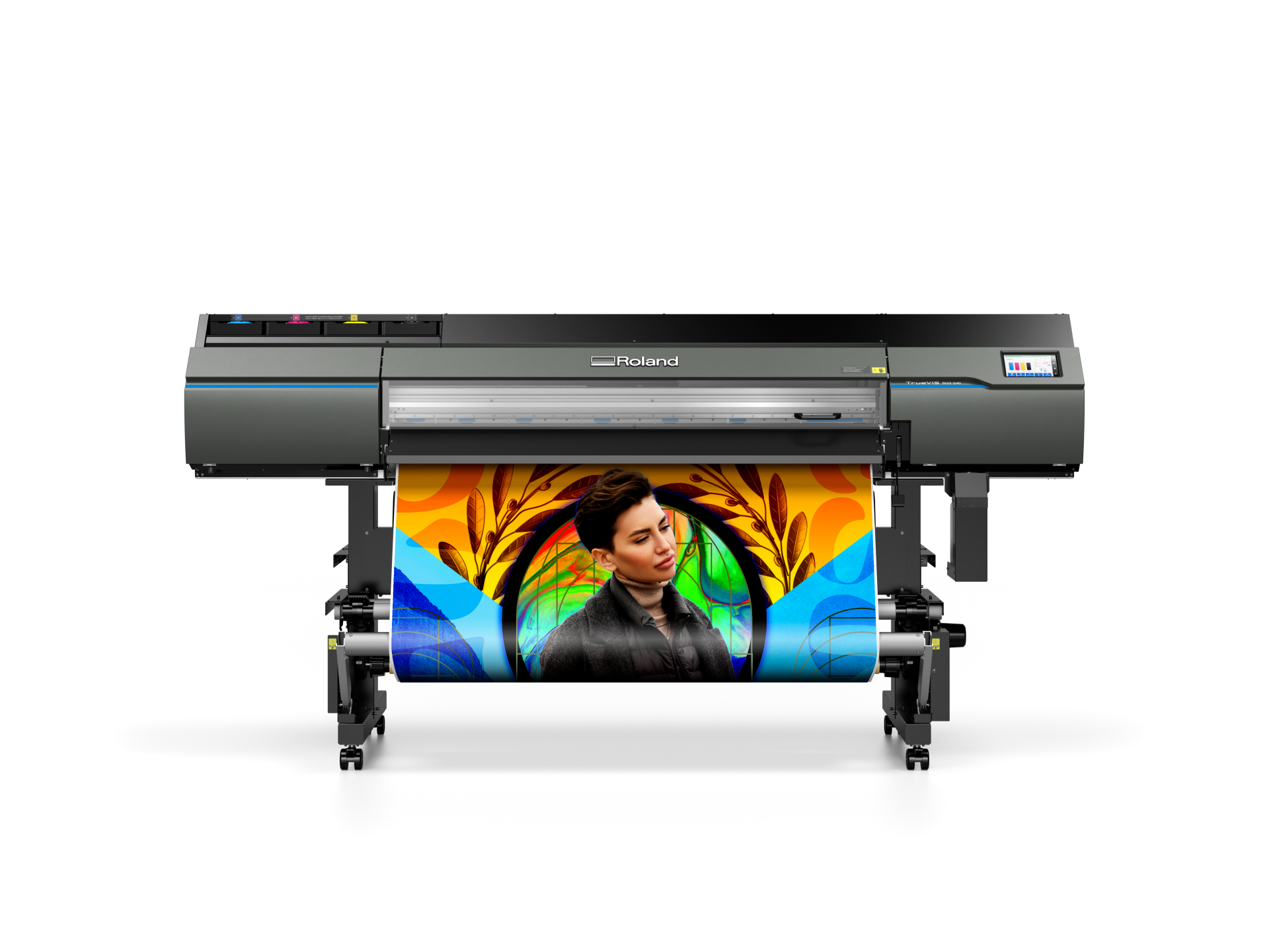 Roland DG SG3-540 printer cutter with print examples