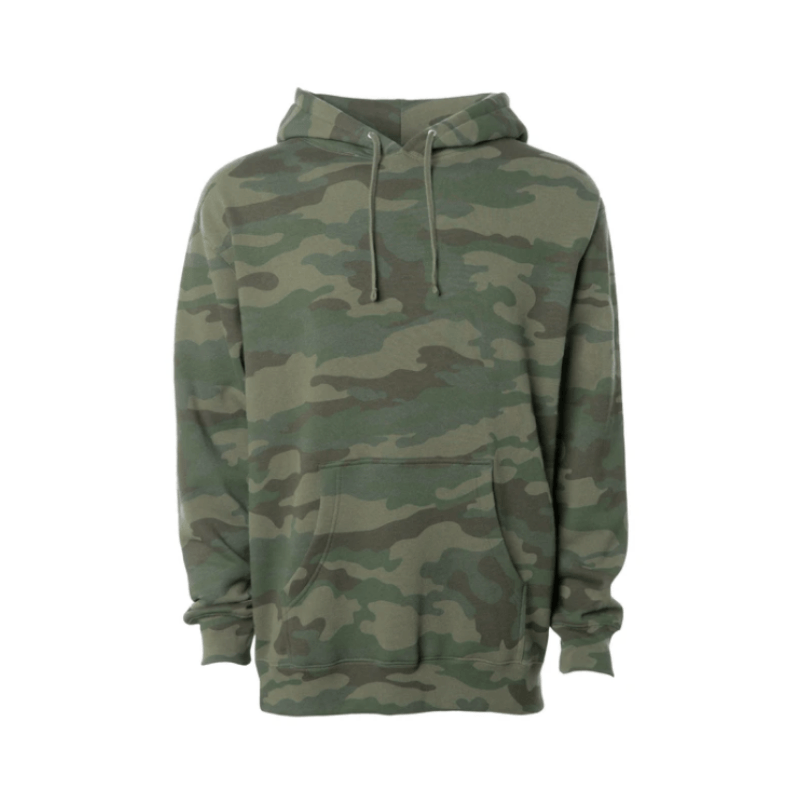 hoodie with army camo pattern